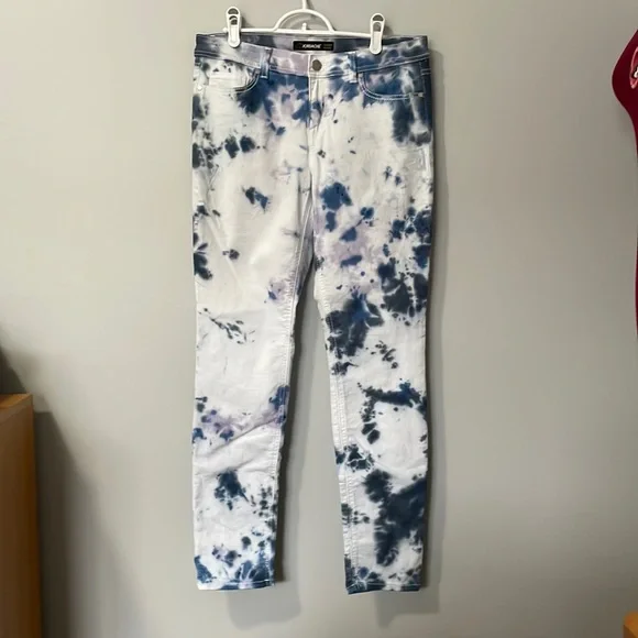 OOAK tie-dyed skinny jeans - Picture 1 of 7